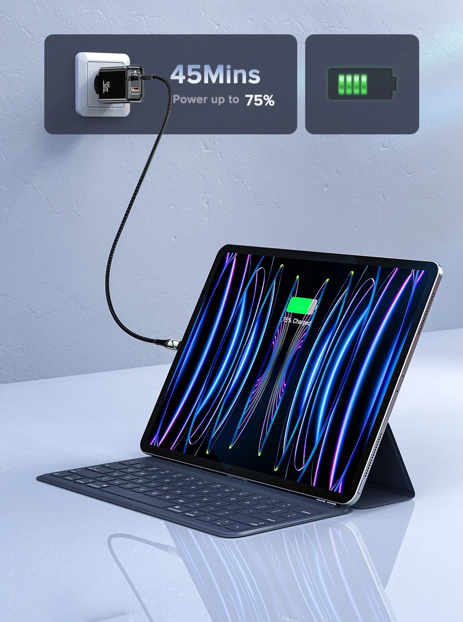QOOVI 45W USB-C fast charging