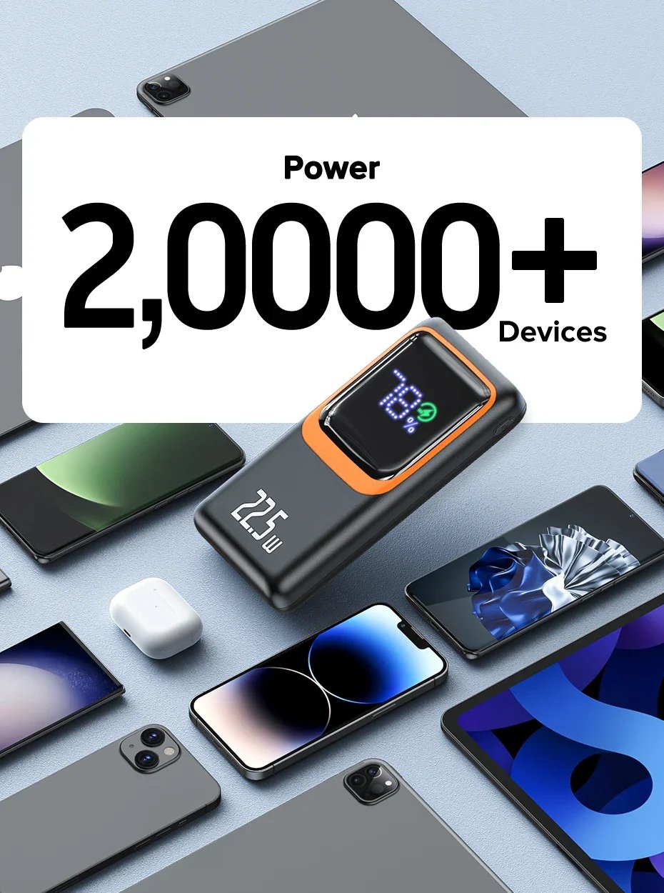 QOOVI 20000mAh power bank
