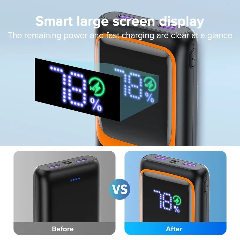 QOOVI 22.5W Fast Charging Power Bank – 10,000mAh / 20,000mAh - Image 2