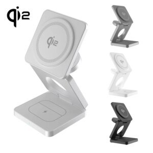 Qi2 15W 3-in-1 Magnetic Wireless Charging Stand