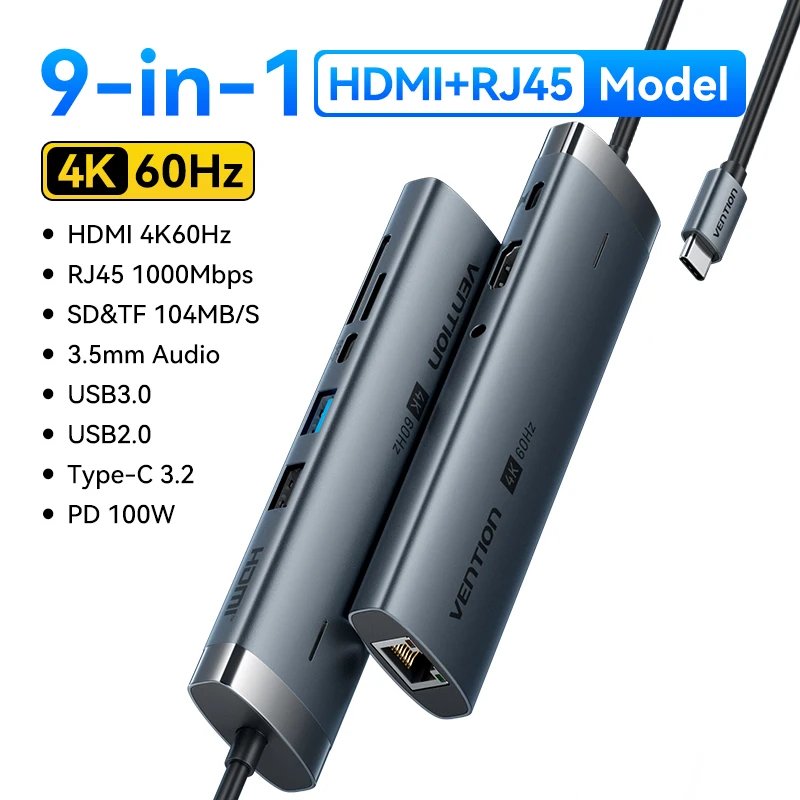 9-in-1 HDMI 4K60Hz