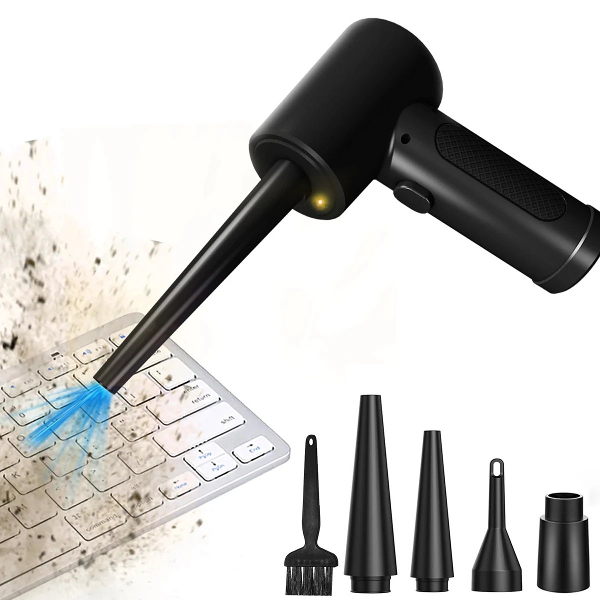 Cordless Electric Air Duster – 51,000 RPM Rechargeable Dust Blower - Image 4