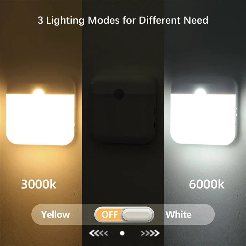 USB-C Rechargeable Motion Sensor LED Night Light - Image 4