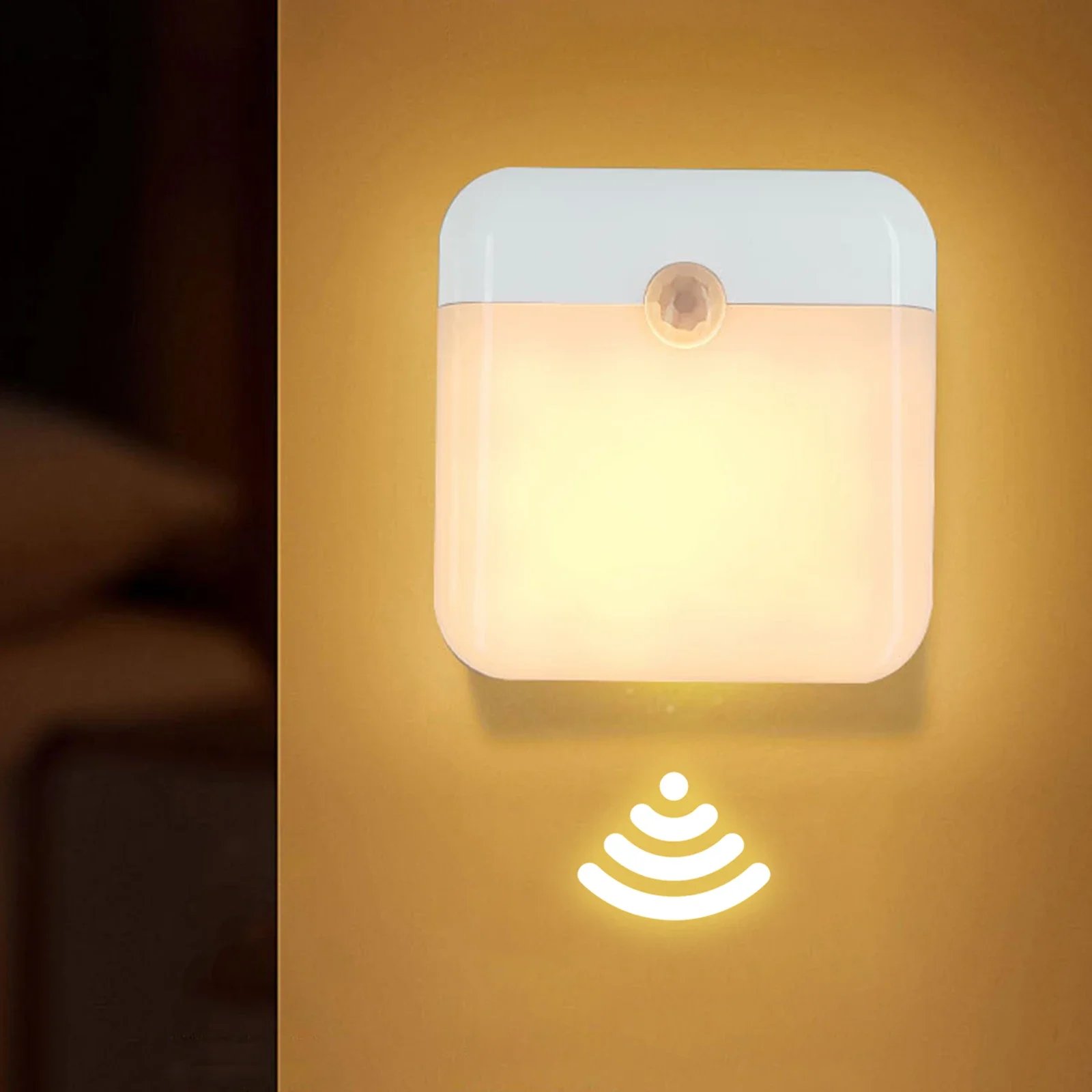 USB-C rechargeable motion sensor LED night light