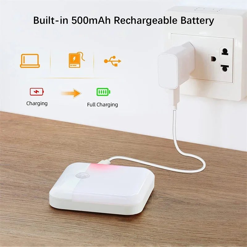 USB-C Rechargeable Motion Sensor LED Night Light - Image 6