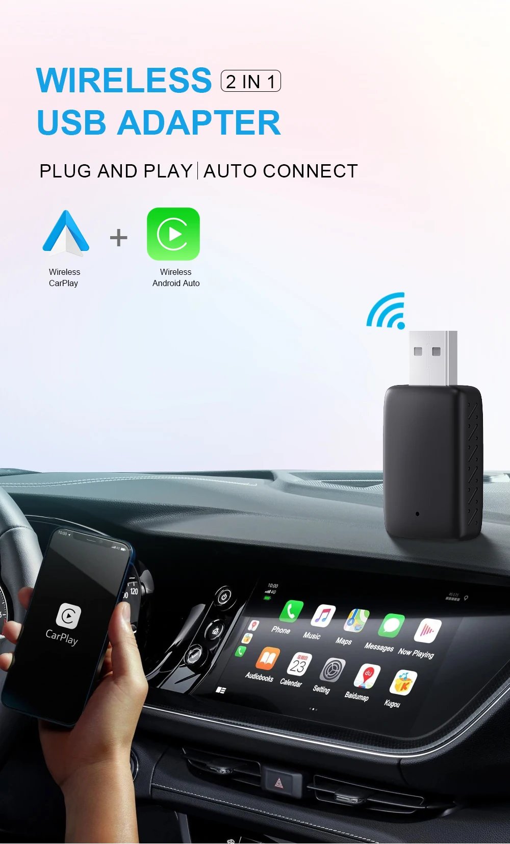 CarPlay Android Auto adapter features