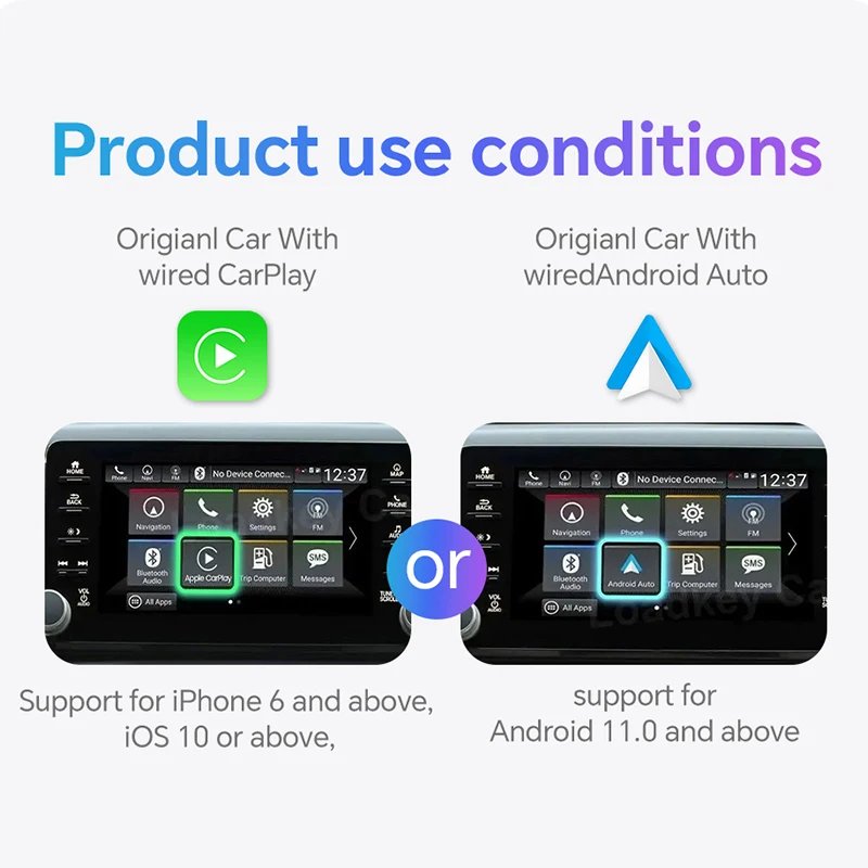2-in-1 Wireless CarPlay & Android Auto Adapter – 5GHz WiFi Wired to Wireless Converter - Image 4